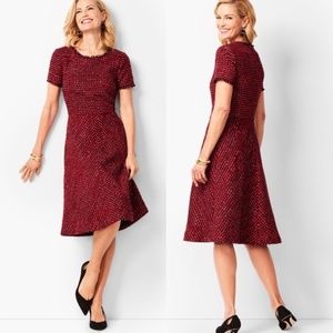 RSVP By Talbots Tweed Fit & Flare Dress